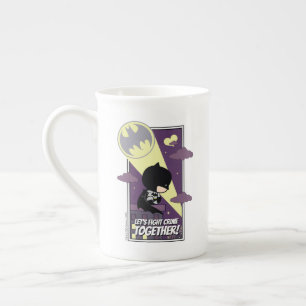 Tasse En Porcelaine Chibi Batman - Combattons la criminalité ensemble