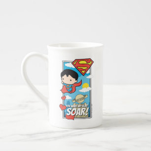 Tasse En Porcelaine Chibi Superman - Tu Fais Tourner Mon Coeur Valenti