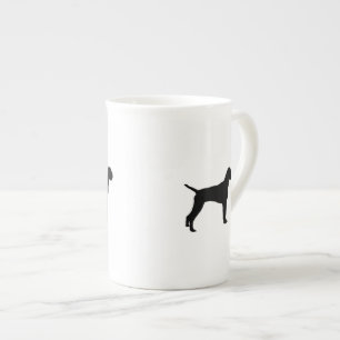Tasse En Porcelaine Chiens à poils durs allemands d'amour de