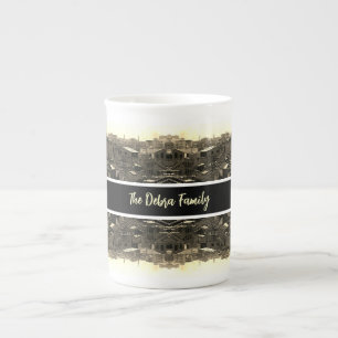 Tasse En Porcelaine Chine antique ville de Canton