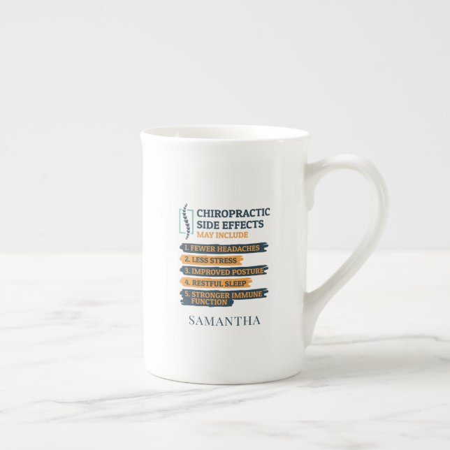 Tasse En Porcelaine Chiropractic Side Effects Personalized Swag (Droite)