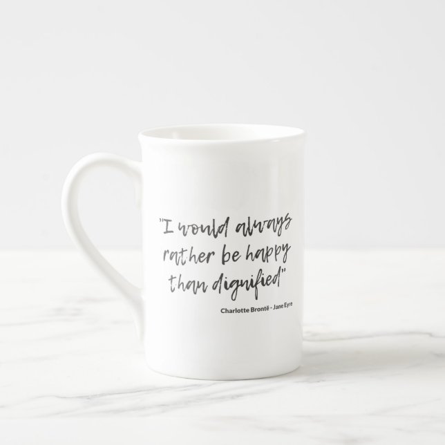 Tasse En Porcelaine Citation de Jane Eyre I (Gauche)