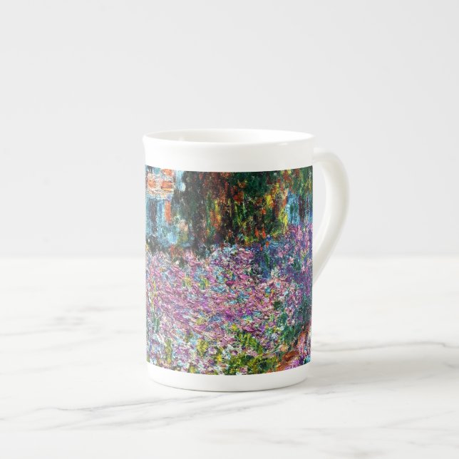 Tasse En Porcelaine Claude Monet : Iris dans le jardin de Monet (Devant droit)