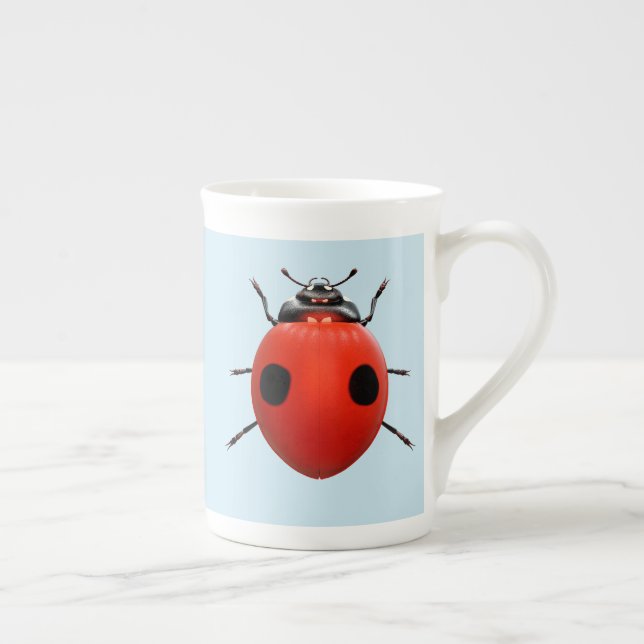 Tasse En Porcelaine Coccinelle Chanceuse (Droite)