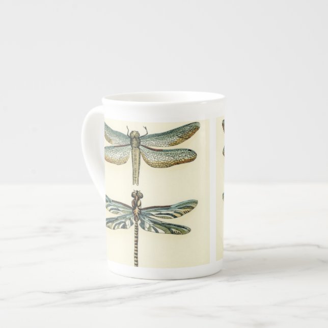 Tasse En Porcelaine Collection de libellules par Chariklia Zarris (Devant gauche)