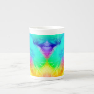 Tasse En Porcelaine Conception de fond de texture de fourrure moelleus