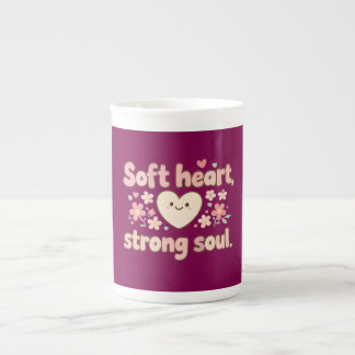 Tasse En Porcelaine Conception esthétique pastel pour âme forte et cœu