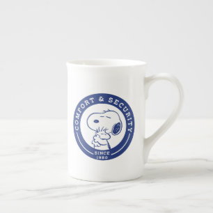 Tasse En Porcelaine Confort et sécurité   Snoopy & Woodstock Hug