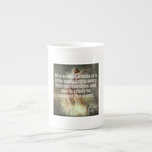 Tasse En Porcelaine Conquérez le monde (Devant)