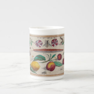 Tasse En Porcelaine Copies d'antiquité des fleurs de l'Europe