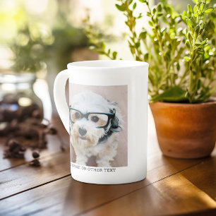 Tasse En Porcelaine Créer votre propre Galerie de photos simple bordur