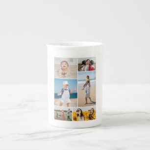 Tasse En Porcelaine Créez votre propre collection photo de 6 personnes