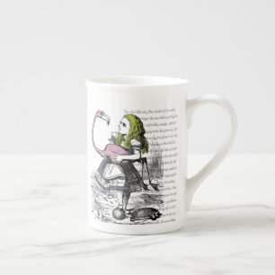 Tasse En Porcelaine Croquet Flamant rose