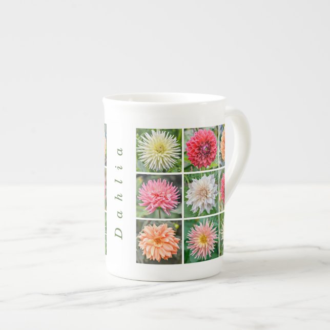 Tasse En Porcelaine Dahlia (Devant droit)