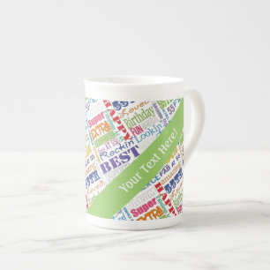 Tasse En Porcelaine De fête d'anniversaire cadeaux uniques et
