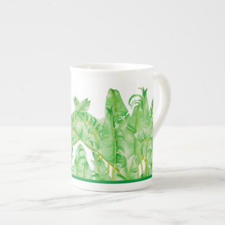 Tasse En Porcelaine Des Feuilles de bananes dans une boue de Chine oss