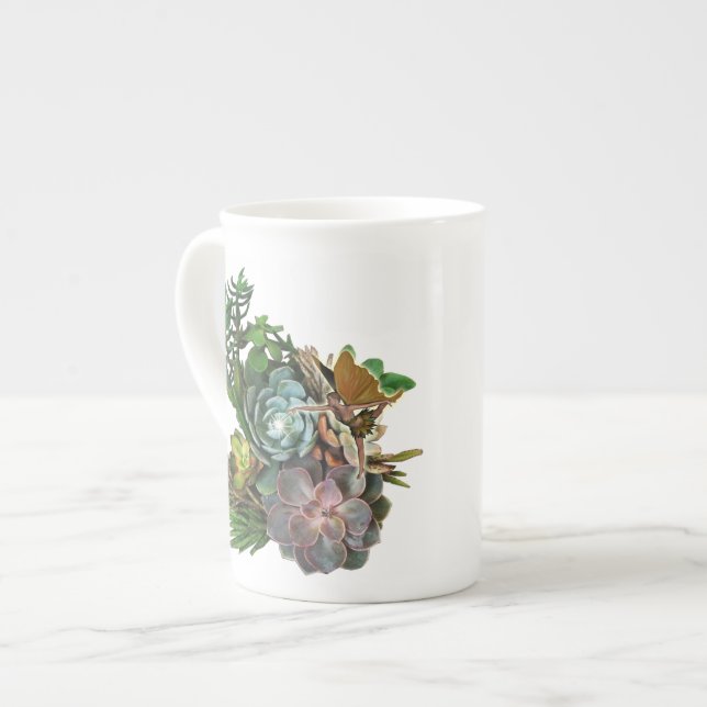 Tasse En Porcelaine Design de jardin réussi (Devant gauche)