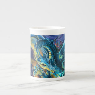 Tasse En Porcelaine Dragon Rider et Sorcerer