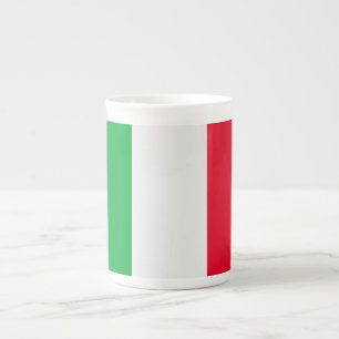 Tasse En Porcelaine Drapeau de l'Italie