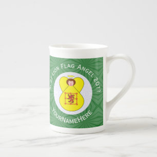 Tasse En Porcelaine Drapeau de Noël ange Lion Rampant écossais Personn
