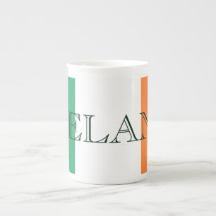 Tasse En Porcelaine Drapeau irlandais Mugcn