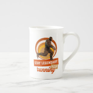 Tasse En Porcelaine Drôle de motivation de course de Bigfoot