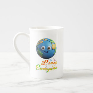 Tasse En Porcelaine Earth Loves Everyone