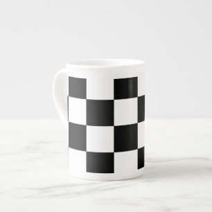 Tasse En Porcelaine Échecboard