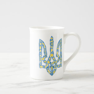 Tasse En Porcelaine Emblème national de l'Ukraine