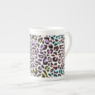Tasse En Porcelaine Empreinte de léopard