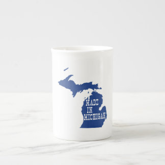 Tasse En Porcelaine Fabriqué Dans Michigan État En Forme Michigander B