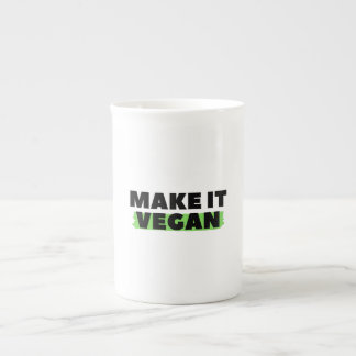 Tasse En Porcelaine Fabriquer Vegan