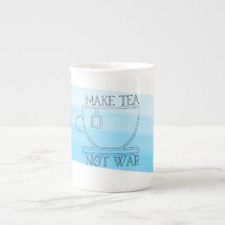 Tasse En Porcelaine Faire du thé pas de la Musique de guerre