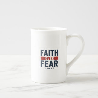 Tasse En Porcelaine Faith Over Fear – 2 Timothy 1:7