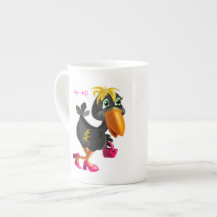 Tasse En Porcelaine Fashion Bird Beach Serviette - Amusants - Couleurs