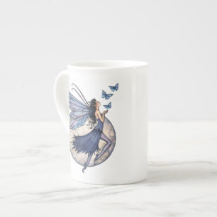 Tasse En Porcelaine Fée bleue minuit