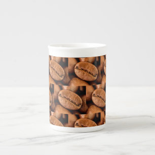 Tasse En Porcelaine Fèves de café magiques