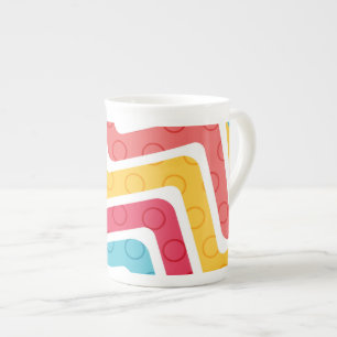 Tasse En Porcelaine Figures géométriques 4