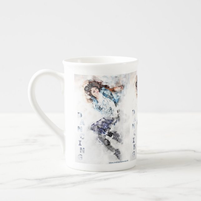Tasse En Porcelaine Fille dansante (Gauche)