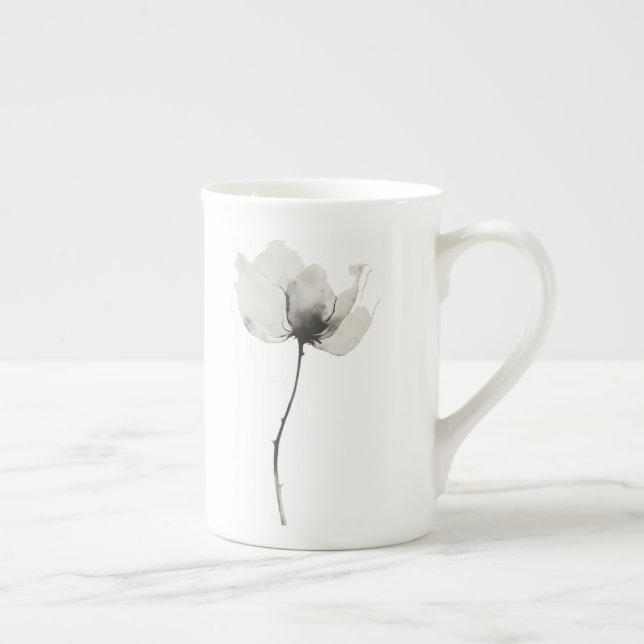 Tasse En Porcelaine Fleur intemporelle (Droite)