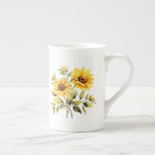 Tasse En Porcelaine Floral 