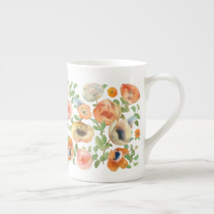 Tasse En Porcelaine Flowers
