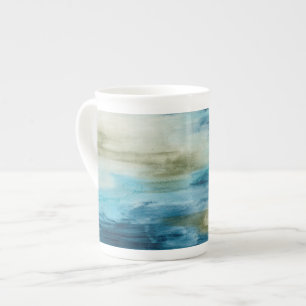 Tasse En Porcelaine Flux océanique II