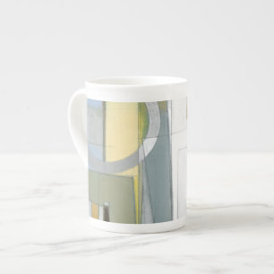 Tasse En Porcelaine Formes géométriques Abstraites colorées