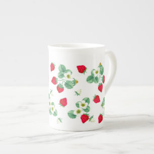 Tasse En Porcelaine Fraise