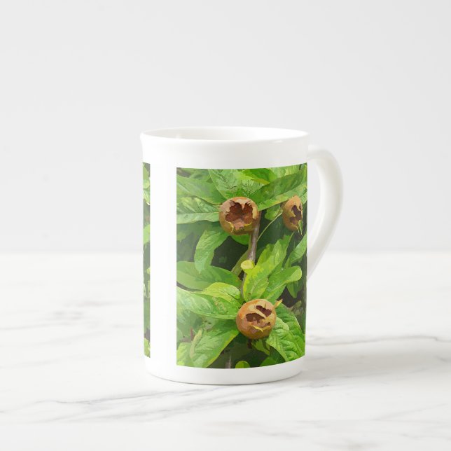 TASSE EN PORCELAINE FRUIT MODLAIRE (Devant droit)