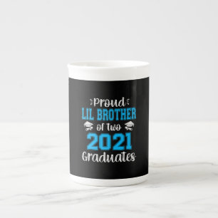 Tasse En Porcelaine Funny Fier Lil Frère De 2021 Diplômés