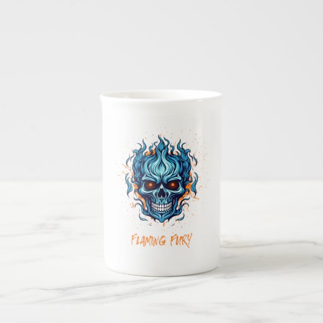 Tasse En Porcelaine Furie flamboyante (Devant)
