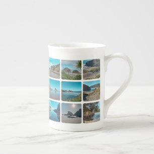 Tasse En Porcelaine Galerie d'images Instagram carrées aux coins arron