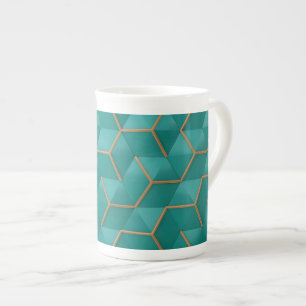 Tasse En Porcelaine géométrique